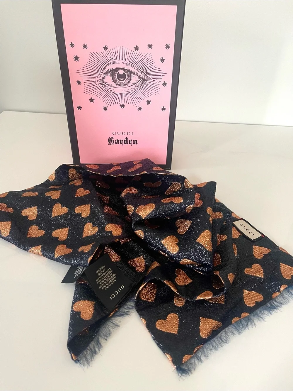NEW GUCCI SILK SCARF
